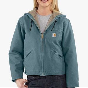 Carhartt Women's Sherpa Lined Sandstone Sierra Jacket Size M